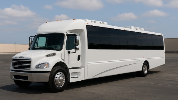 Exterior of Washington Party Bus Company's 20 Passenger Party Bus in Arlington