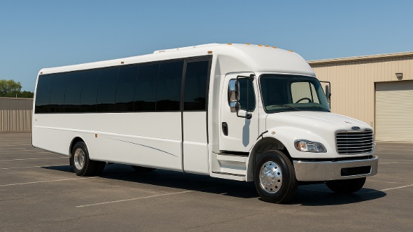 Exterior of Washington Party Bus Company's 30 Passenger Party Bus in McLean