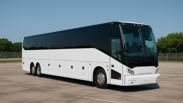 Exterior of Washington Party Bus Company's 40 Passenger Charter Bus in Washington