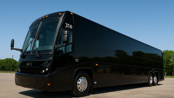 Exterior of Washington Party Bus Company's 40 Passenger Party Bus in Bethesda