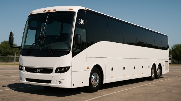 Exterior of Washington Party Bus Company's 45 Passenger Charter Bus in Washington