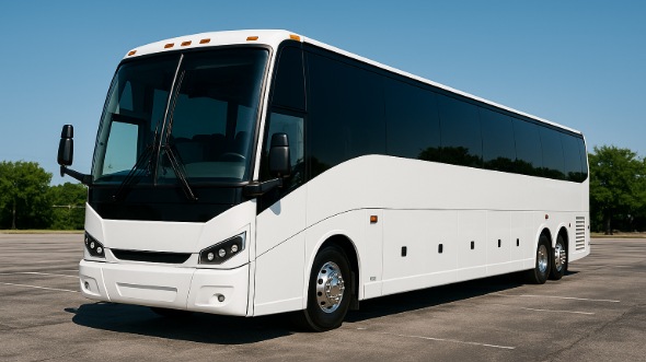 Exterior of Washington Party Bus Company's 47 Passenger Charter Bus in Washington