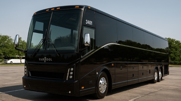 Exterior of Washington Party Bus Company's 50 Passenger Party Bus in Bowie