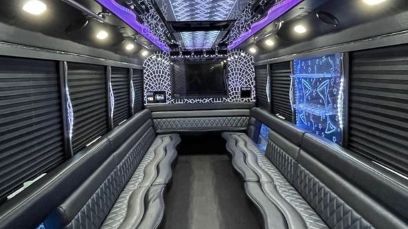 aspen hill 20 passenger party bus